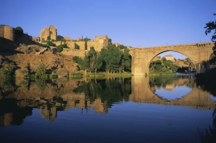 Framed Print : Monastery of San Juan de los Reyes and San Martin Bridge Framed Print : Monastery of San Juan de los Reyes and San Martin Bridge