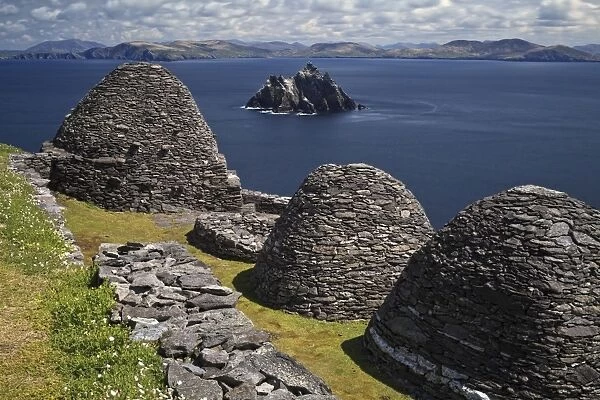 Monastery on Skellig Michael, UNESCO World Heritage Site, County Kerry, Munster