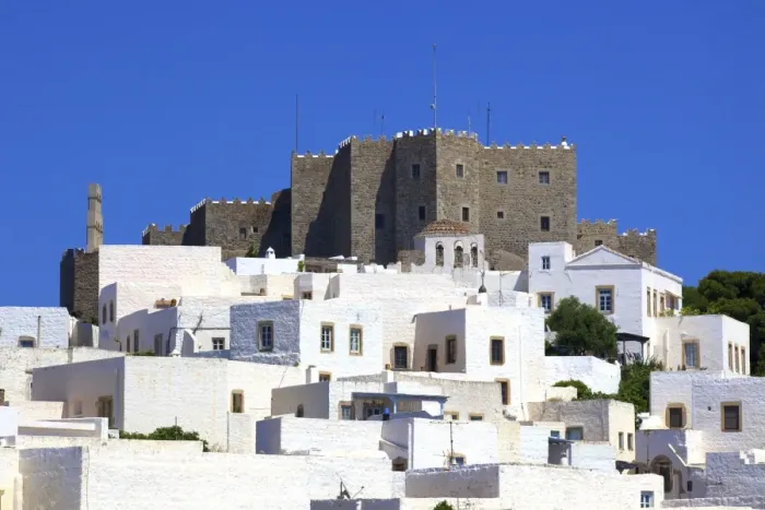 Framed Print : Monastery of St. John at Chora, UNESCO World Heritage Site, Patmos, Dodecanese, Greek Islands Framed Print : Monastery of St. John at Chora, UNESCO World Heritage Site, Patmos, Dodecanese, Greek Islands
