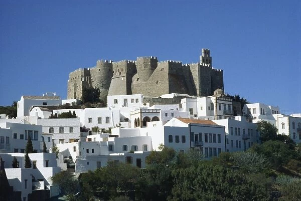 Monastery of St. John, Patmos, Dodecanese, Greek Islands, Greece, Europe