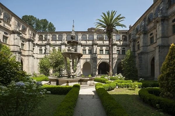 Monastery of St. Julian of Samos, Samos, Lugo, Galicia, Spain, Europe