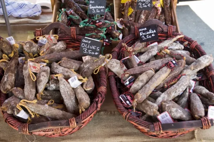Framed Print : Monday Market at St. Jean Pied de Port, Basque country, Pyrenees-Atlantiques Framed Print : Monday Market at St. Jean Pied de Port, Basque country, Pyrenees-Atlantiques