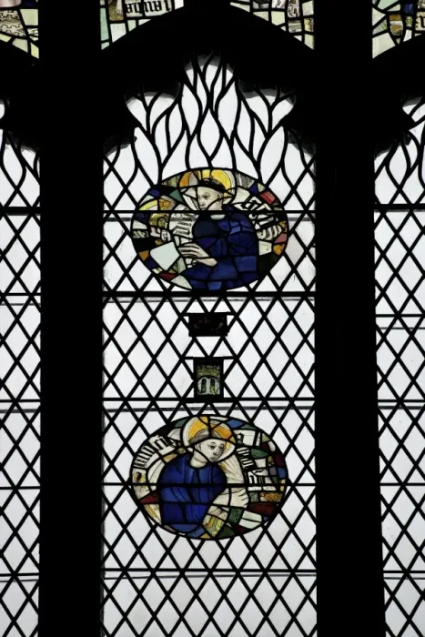 Framed Print : Monks in stained glass, Galilee Chapel, Durham Cathedral, County Durham, England, United Kingdom, Europe Framed Print : Monks in stained glass, Galilee Chapel, Durham Cathedral, County Durham, England, United Kingdom, Europe