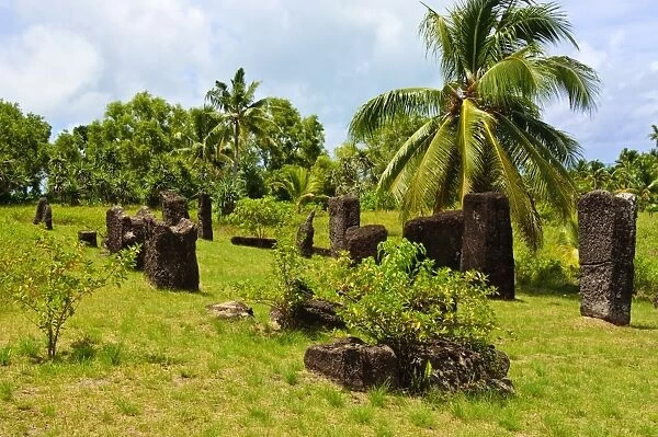 Monoliths at Badrulchau Koror, Republic of Palau, Pacific