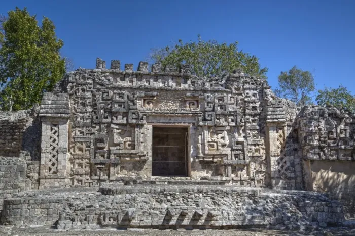 Framed Print : Monster Mouth Doorway, Structure II, Hochob, Mayan archaeological site, Chenes style Framed Print : Monster Mouth Doorway, Structure II, Hochob, Mayan archaeological site, Chenes style