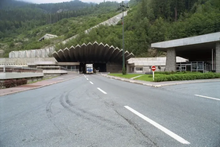 Framed Print : Mont Blanc Tunnel, France, Europe