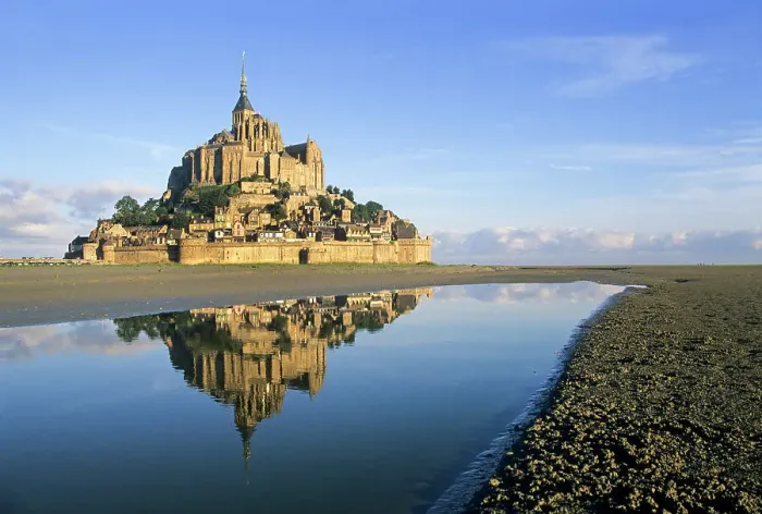 Framed Print : Mont-Saint-Michel bay and Abbey, UNESCO World Heritage Site, Manche department, Normandy region, France, Europe Framed Print : Mont-Saint-Michel bay and Abbey, UNESCO World Heritage Site, Manche department, Normandy region, France, Europe