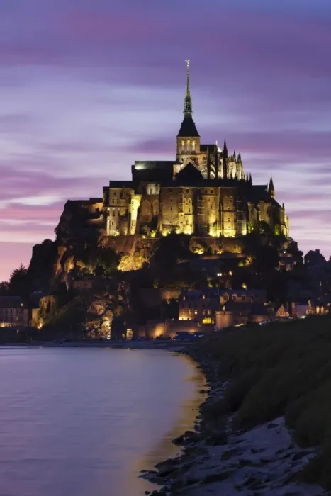 Framed Print : Mont Saint Michel at sunset, UNESCO World Heritage Site, Department Manche, Basse Normandy, France, Europe Framed Print : Mont Saint Michel at sunset, UNESCO World Heritage Site, Department Manche, Basse Normandy, France, Europe