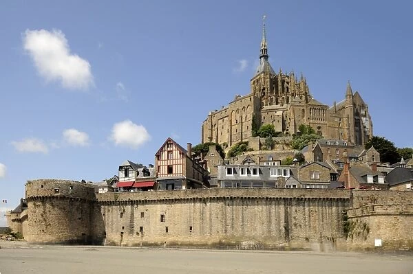 Mont Saint-Michel, UNESCO World Heritage Site, Normandy, France, Europe