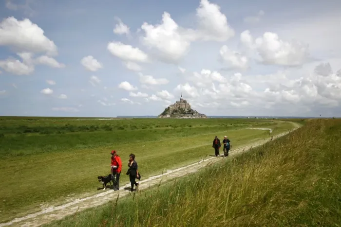 Framed Print : Mont St. Michel, UNESCO World Heritage Site, Normandy, France, Europe