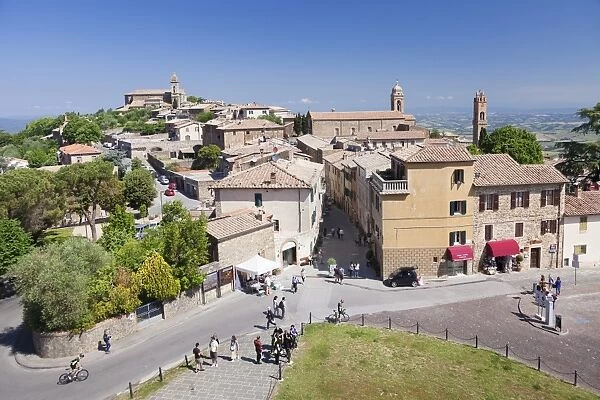 Montalcino, Val d Orcia (Orcia Valley), Siena Province, Tuscany, Italy, Europe
