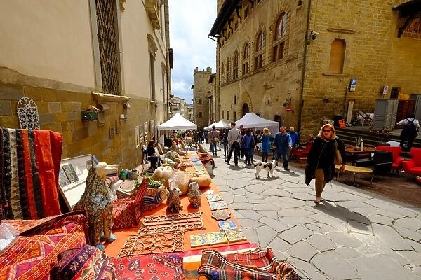 Monthly Antique Market, Arezzo, Tuscany, Italy, Europe
