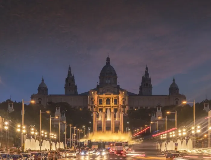 Framed Print : Montjuic, Barcelona, Catalonia, Spain, Europe