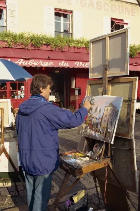 Framed Print : Montmartre area, Paris, France, Europe Framed Print : Montmartre area, Paris, France, Europe