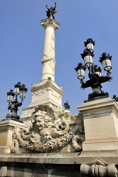 Monument Aux Girondins, Bordeaux, UNESCO World Heritage Site, Gironde, Aquitaine, France, Europe