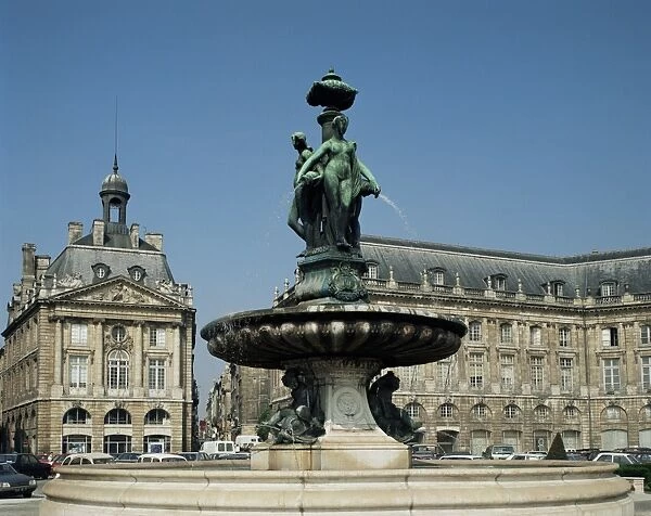 Monument aux Girondins, Bordeaux, Aquitaine, France, Europe