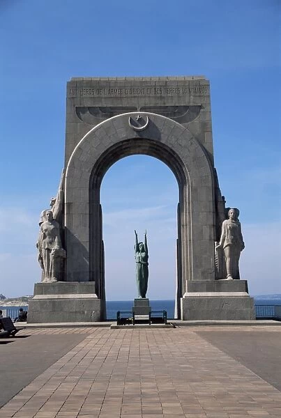 Monument aux Morts des Orients, Marseille, Bouches-du-Rhone, Provence, France, Europe