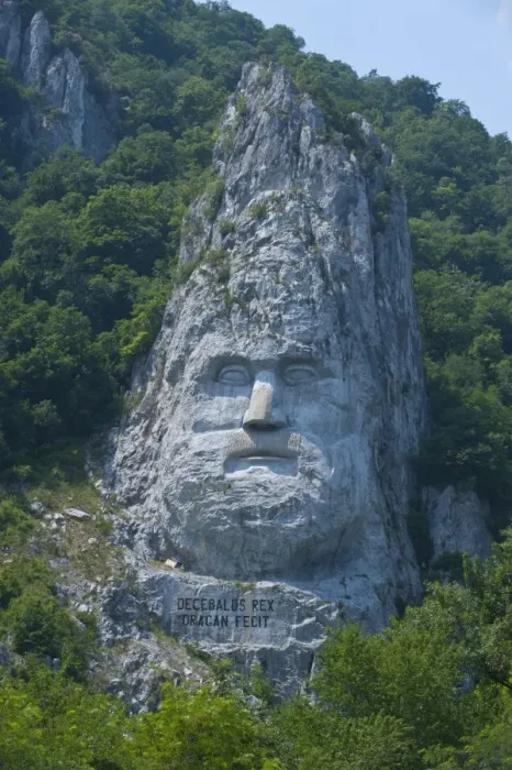 Framed Print : Monument to King Decebalus, Portille de Fier (Iron gate), Danube Valley, Romania, Europe Framed Print : Monument to King Decebalus, Portille de Fier (Iron gate), Danube Valley, Romania, Europe