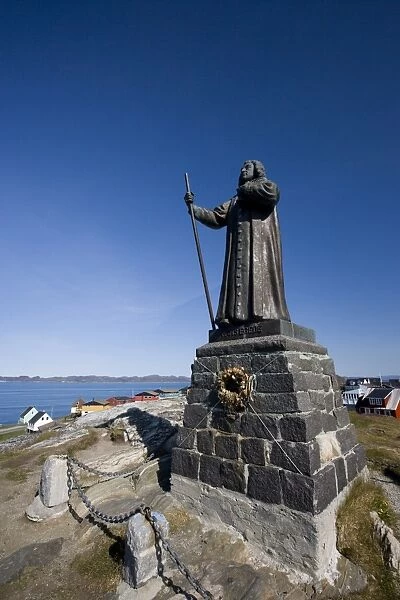 Monument, Nuuk, Greenland, Arctic, Polar Regions
