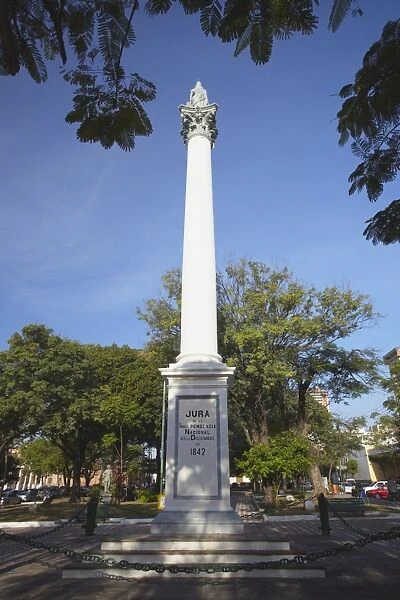 Monument in Plaza Constitution, Asuncion, Paraguay, South America