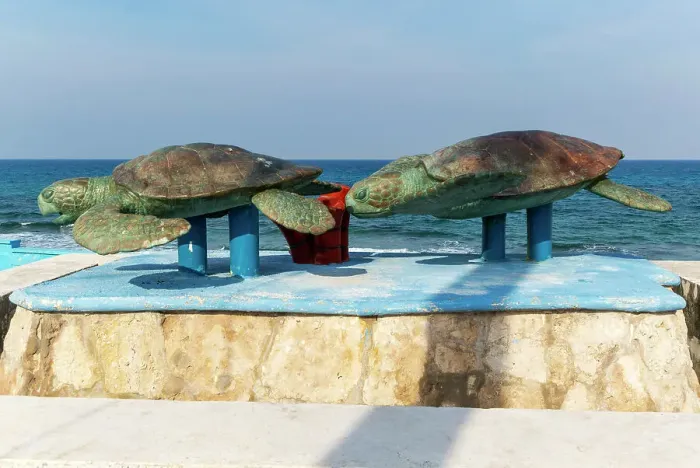 Framed Print : Monumento a la Tortuga, turtle sculpture artwork, Isla Mujeres, Caribbean Coast, Cancun, Quintana Roo, Mexico, North America Framed Print : Monumento a la Tortuga, turtle sculpture artwork, Isla Mujeres, Caribbean Coast, Cancun, Quintana Roo, Mexico, North America