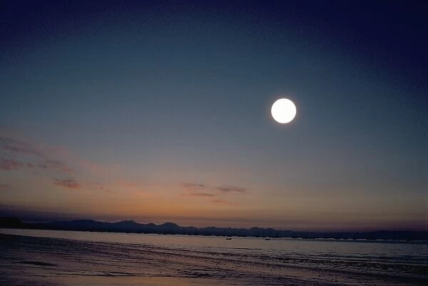 Moonlight over Cardigan Bay