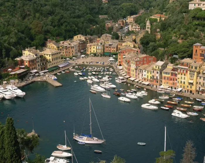 Framed Print : Moored boats in the harbour of Portofino, Liguria, Italy, Europe Framed Print : Moored boats in the harbour of Portofino, Liguria, Italy, Europe