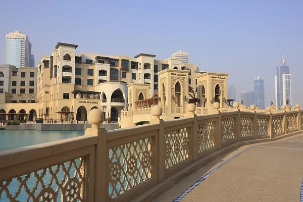 The Moorish style Souk Al Bahar, Downtown Burj Dubai, Dubai, United Arab Emirates