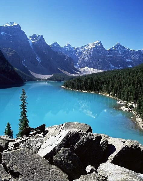 Moraine Lake, Valley of the Ten Peaks, Banff National Park, UNESCO World Heritage Site