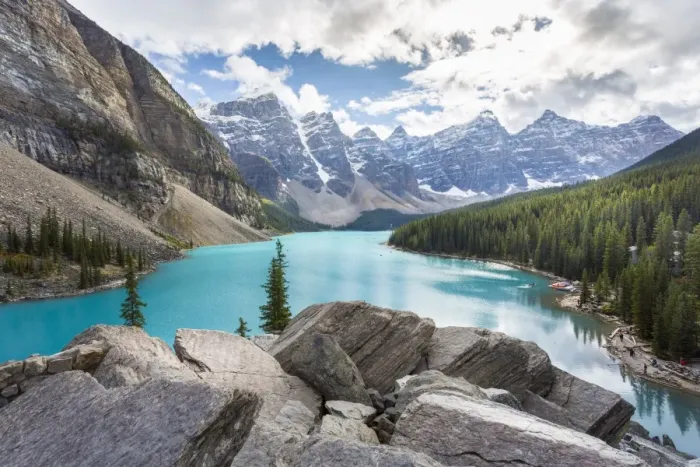 Framed Print : Moraine Lake and the Valley of the Ten Peaks, Banff National Park, UNESCO World Heritage Site Framed Print : Moraine Lake and the Valley of the Ten Peaks, Banff National Park, UNESCO World Heritage Site
