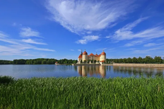 Framed Print : Moritzburg Castle near Dresden, Saxony, Germany, Europe Framed Print : Moritzburg Castle near Dresden, Saxony, Germany, Europe