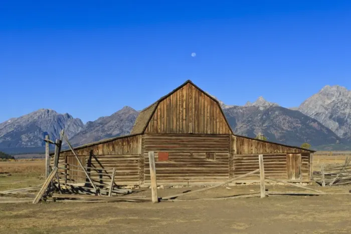 Framed Print : Mormon Row barn, Antelope Flats, Grand Teton National Park, Wyoming, United States of America, North America Framed Print : Mormon Row barn, Antelope Flats, Grand Teton National Park, Wyoming, United States of America, North America