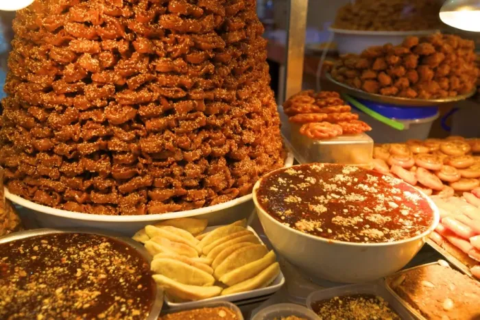 Framed Print : Moroccan pastries, Fez, Morocco, North Africa, Africa Framed Print : Moroccan pastries, Fez, Morocco, North Africa, Africa