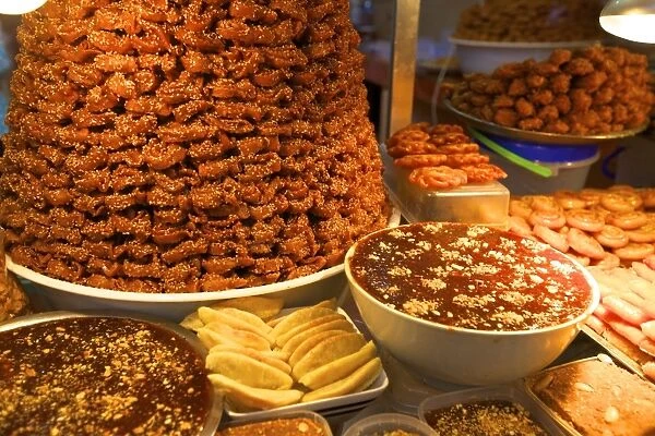 Moroccan pastries, Fez, Morocco, North Africa, Africa