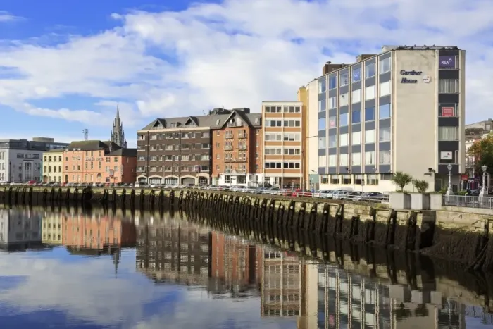 Framed Print : Morrisons Quay on the River Lee, Cork City, County Cork, Munster, Republic of Ireland, Europe Framed Print : Morrisons Quay on the River Lee, Cork City, County Cork, Munster, Republic of Ireland, Europe