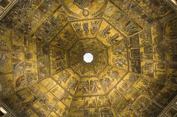Mosaic ceiling of dome of the Battistero (Baptistry)