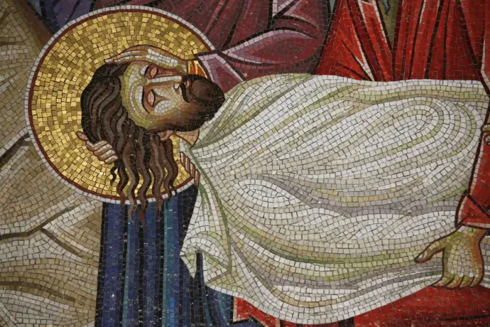Framed Print : Mosaic of Christs death at the Church of the Holy Sepulchre, Jerusalem, Israel Framed Print : Mosaic of Christs death at the Church of the Holy Sepulchre, Jerusalem, Israel
