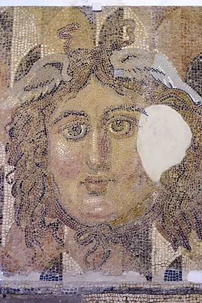 Mosaic, currently in the museum, taken from the Greek and Roman site of Cyrene