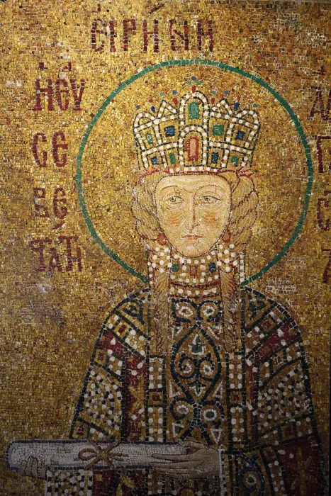 Framed Print : Mosaic of Empress Irene holding a scroll, Hagia Sophia, Istanbul, Turkey, Europe Framed Print : Mosaic of Empress Irene holding a scroll, Hagia Sophia, Istanbul, Turkey, Europe