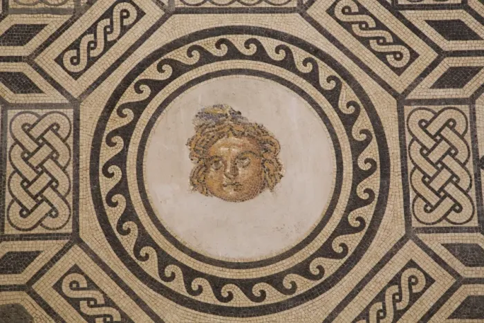 Framed Print : Mosaic of Medusa, Alacazar de los Reyes Cristianos, Cordoba, Andalucia, Spain, Europe Framed Print : Mosaic of Medusa, Alacazar de los Reyes Cristianos, Cordoba, Andalucia, Spain, Europe