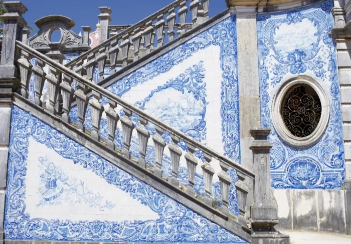 Framed Print : Mosaic staircase