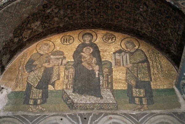 Mosaics in the Hagia Sophia