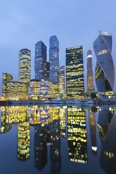 Moscow City skyscrapers, Moscow, Russia, Europe