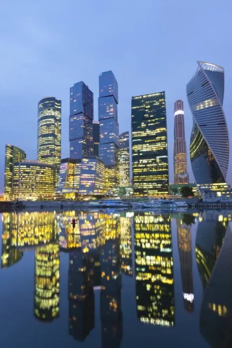 Framed Print : Moscow City skyscrapers, Moscow, Russia, Europe Framed Print : Moscow City skyscrapers, Moscow, Russia, Europe