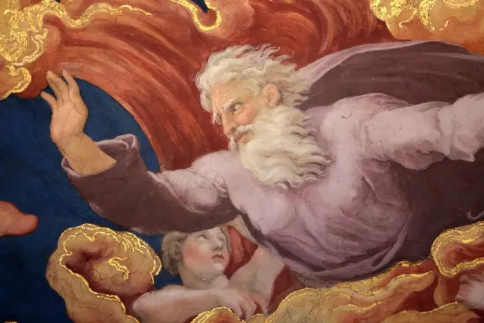 Framed Print : Moses before the Burning Bush, Jacobs dream, Room of Heliodorus, Vatican Museum Framed Print : Moses before the Burning Bush, Jacobs dream, Room of Heliodorus, Vatican Museum