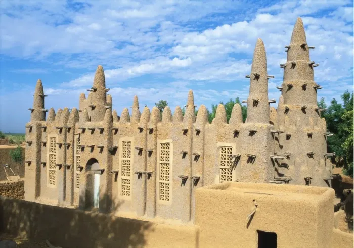 Framed Print : Mosque in Bozo, Mopti, Mali, Africa Framed Print : Mosque in Bozo, Mopti, Mali, Africa