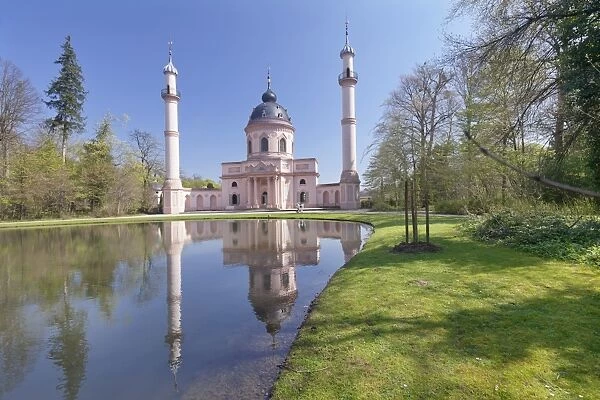 Mosque in Castle Gardens, Schloss Schwetzingen Palace, Schwetzingen, Baden-Wurttemberg