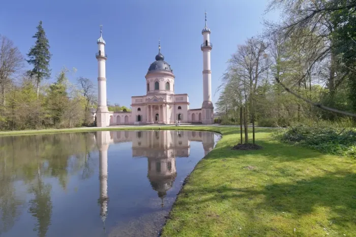Framed Print : Mosque in Castle Gardens, Schloss Schwetzingen Palace, Schwetzingen, Baden-Wurttemberg Framed Print : Mosque in Castle Gardens, Schloss Schwetzingen Palace, Schwetzingen, Baden-Wurttemberg