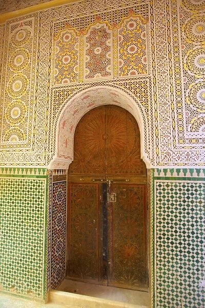 Mosque Entrance, Medina, Meknes, Morocco, North Africa, Africa