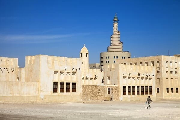 Mosque and Fanar Qatar Islamic Cultural Center, Doha, Qatar, Middle East